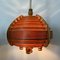 Vintage Swedish Lamella Hanging Lamp by Hans Agne Jackobsson, 1970s 41