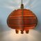 Vintage Swedish Lamella Hanging Lamp by Hans Agne Jackobsson, 1970s 33
