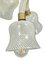Murano Glas Deckenlampe im Stil von Barovier und Toso, 1940er 12