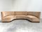 Semi-Circle Sofa, 1930s, Set of 3 2
