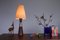 Lámparas de mesa de madera oscura de Ikea, años 90. Juego de 2, Imagen 4