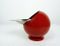 Small Red Smokny Spherical Ashtray from F.W. Quist, 1970s 9