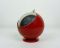 Small Red Smokny Spherical Ashtray from F.W. Quist, 1970s 1