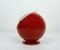 Small Red Smokny Spherical Ashtray from F.W. Quist, 1970s 2