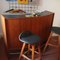 Boomerang Bar and Stools in Rosewood by Erik Buch for Dyrlund, Denmark, 1960s, Set of 3, Image 4