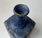 Scandinavian Brutalist Blue Stoneware Vase in the style of Annikki Hovisaari, 1970s, Image 6