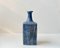 Scandinavian Brutalist Blue Stoneware Vase in the style of Annikki Hovisaari, 1970s, Image 2