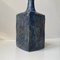 Scandinavian Brutalist Blue Stoneware Vase in the style of Annikki Hovisaari, 1970s, Image 4