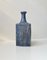 Scandinavian Brutalist Blue Stoneware Vase in the style of Annikki Hovisaari, 1970s, Image 1