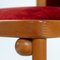 Art Nouveau Fledermaus Dining Chairs in Wood and Red Velvet by Josef Hoffmann for Wittmann, Austria, 1907, Set of 4 10