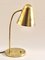 Mid-Century French Adjustable Table Lamp in Brass and Metal by Jacques Biny for Luminalité, 1950s 8