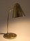 Mid-Century French Adjustable Table Lamp in Brass and Metal by Jacques Biny for Luminalité, 1950s 2