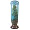 Grand Vase Camée Art Nouveau avec Paysage de Printemps de Daum Nancy, France, 1910s 1