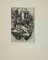 Paul Emile Colin, The Letter, Etching, 1930s, Image 1
