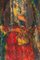 Sirio Pellegrini, Antonella at Carnival, Oil on Board, 1969 2