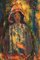 Sirio Pellegrini, Antonella at Carnival, Oil on Board, 1969 3