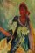 Sirio Pellegrini, Spanish Girl, Oil Pastel on Paper, 1960s 2