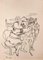Mino Maccari, El beso mortal, Obra de arte en papel, 1945, Imagen 1