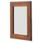Vintage Wooden Mirror with Inlaid Frame, Spain, 1950s 1