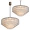 Five-Tier Doria Light Sculpture Lights, 1960, Set of 2 1
