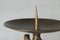 Brutalist Candleholder in Brass, 1960s, Image 8