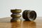 Brutalist Candleholders in Patinated Bronze, 1960s, Set of 2, Image 10