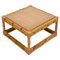 Mesa de centro Mid-Century de bambú y ratán al estilo de Vivai del Sud, Italia, años 70, Imagen 1