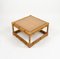 Mesa de centro Mid-Century de bambú y ratán al estilo de Vivai del Sud, Italia, años 70, Imagen 2