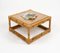 Mesa de centro Mid-Century de bambú y ratán al estilo de Vivai del Sud, Italia, años 70, Imagen 6