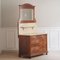 Antique Marble Chest of Drawers with Mirrored Top, 1900, Image 2