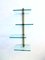 Hollywood Regency Wall Shelf in Brass and Glass by Peter Ghyczy, 1990s, Image 1