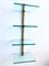 Hollywood Regency Wall Shelf in Brass and Glass by Peter Ghyczy, 1990s, Image 7