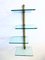 Hollywood Regency Wall Shelf in Brass and Glass by Peter Ghyczy, 1990s, Image 3