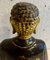 Massivholz Buddha mit goldener Patina, 20. Jh. 9