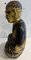 Massivholz Buddha mit goldener Patina, 20. Jh. 6