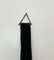 Brass and Velvet Wall Mirror, 1950s 4