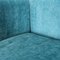 Iroko Cornaro Sofa in Wood and Azure Velvet by by Carlo Scarpa for Studio Simon, 1974 16