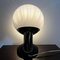 Vintage Italian Table Lamp with Murano Glass Globe and Cast Iron Base, 1970s 1