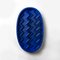 Brutalist Cobalt Blue Wood Wall Art Installation by Studio DeSimoneWayland 7