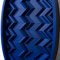 Brutalist Cobalt Blue Wood Wall Art Installation by Studio DeSimoneWayland 3