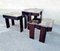 Mid-Century Satztische von Gianfranco Frattini für Meblo, Italien, 1970er, 3er Set 12