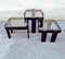 Mid-Century Satztische von Gianfranco Frattini für Meblo, Italien, 1970er, 3er Set 10