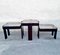Mid-Century Satztische von Gianfranco Frattini für Meblo, Italien, 1970er, 3er Set 6