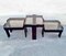 Mid-Century Satztische von Gianfranco Frattini für Meblo, Italien, 1970er, 3er Set 3