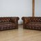 Vintage Chesterfield Sofas, 1920s, Set of 2, Image 1