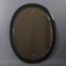 Espejo modernista ovalado de vidrio ahumado de Veca, Italia, años 70, Imagen 14