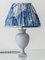 Vintage Amphora Table Lamp with New Pleated William Morris Shade by Flora Gouda, 1950s 1