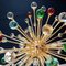 Sputnik Kronleuchter im Art Deco Stil aus Murano Glas, Venedig, Italien, 1981 2