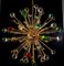 Sputnik Kronleuchter im Art Deco Stil aus Murano Glas, Venedig, Italien, 1981 3