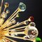 Sputnik Kronleuchter im Art Deco Stil aus Murano Glas, Venedig, Italien, 1981 5